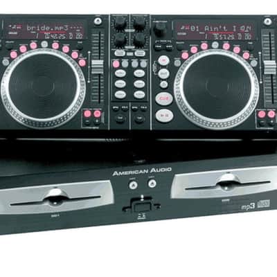 American Audio VELOCITY-MP3 DJ Dual CD Player 2010s - Black image 1