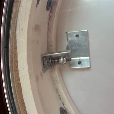 Ludwig Jazz fest 1966 - Pearl white P87 throw off E/C image 6