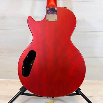 Epiphone Les Paul Junior Electric Guitar Cherry Satin w/ Hard Shell Case P-90 Pickup 2017 image 7