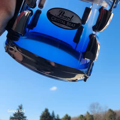 Pearl Crystal Beat Glacier Fade 8x7" Rack Tom Drum Acrylic | NEW | Authorized Dealer image 4