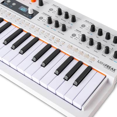 Arturia MiniFreak 37 Key Polyphonic 6-Voice Hybrid Synthesizer Keyboard (White, MiniFreak Vocoder) image 5