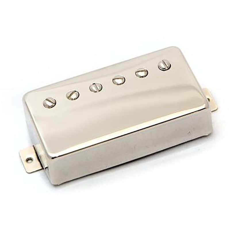 Porter Humbucker Set of 2 Nickel Covers Smooth Neck Classic Bridge image 1