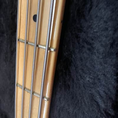 Fender American Standard Jazz Bass with Maple Fretboard in Fender hard case -2009 - Candy Cola image 4