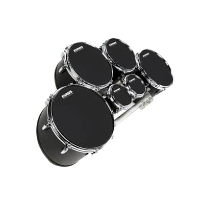 Evans MX Black Marching Tenor Drum Head, 13 Inch image 3