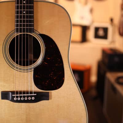Martin D-28 Standard Series Acoustic Guitar - Natural Gloss with Aging Toner 0222 image 4