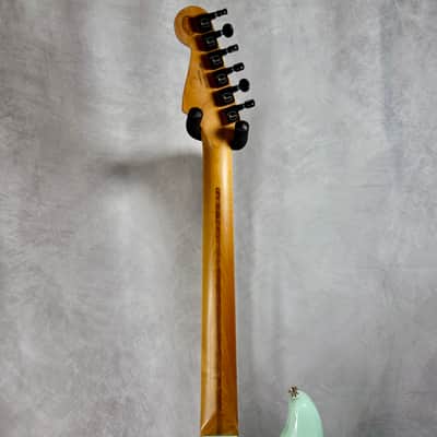 2023 Fender Deluxe Player Stratocaster, Roasted Maple Neck, Surf Green image 10