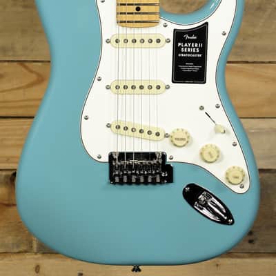 Fender Player II Stratocaster Electric Guitar Aquatone Blue image 1