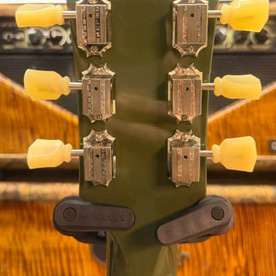 Gibson CME Exclusive SG Standard with T-Type Pickups, Tortoise Pickguard 2018 - Olive Drab image 12
