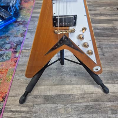 Epiphone '58 Korina Flying V 1999- Korina- made in korea -new wiring image 2