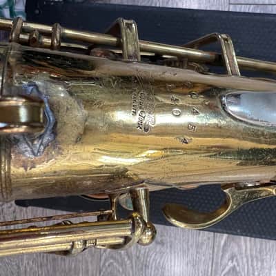Vintage BUESCHER Aristocrat 140 Alto Saxaphone 1956 image 8