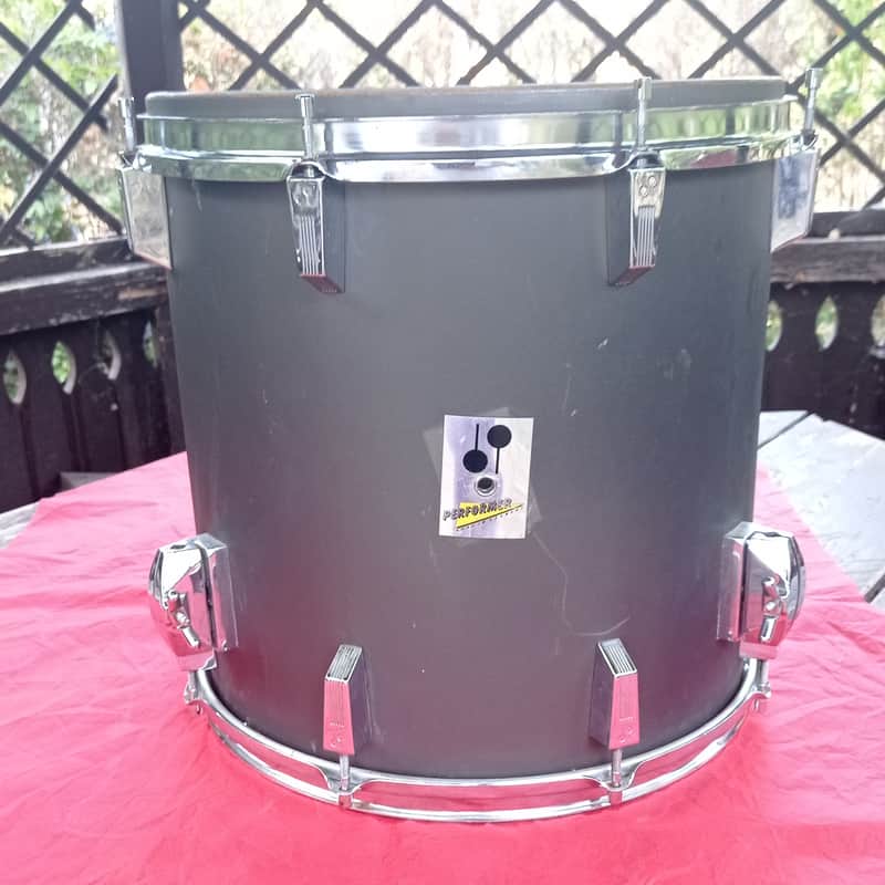 Rare Vintage 1980s Sonor Performer 16x16" Floor Tom – German Beechwood – Hi-tech Grey (1st Generation) image 1