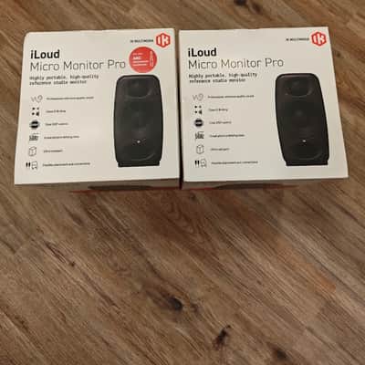 IK Multimedia iLoud Micro Monitor Pro Brand New 2 speakers + ARC mic image 3