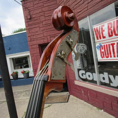 Kay Kraftsman 3/4 Upright Bass 1945 B-385 Chubby Jackson model aka Switch Master Pickup SE Michigan image 12