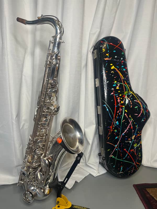 Dave Guardala Tenor Saxophone - 1990’s - Silver plated image 1
