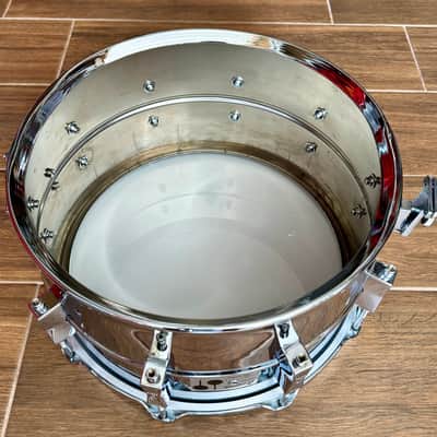 Sonor D-508 D508 Phonic 14" x 8" 10-Lug Ferro-Manganese Steel Snare Drum RARE image 22