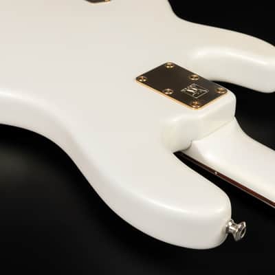 2012 Ernie Ball Music Man PDN Classic StingRay 4 - Gilded White | USA Limited Edition 1 / 200 Bass 4-String Matching Headstock & Neck Gold Hardware Active / Passive | OHSC image 16