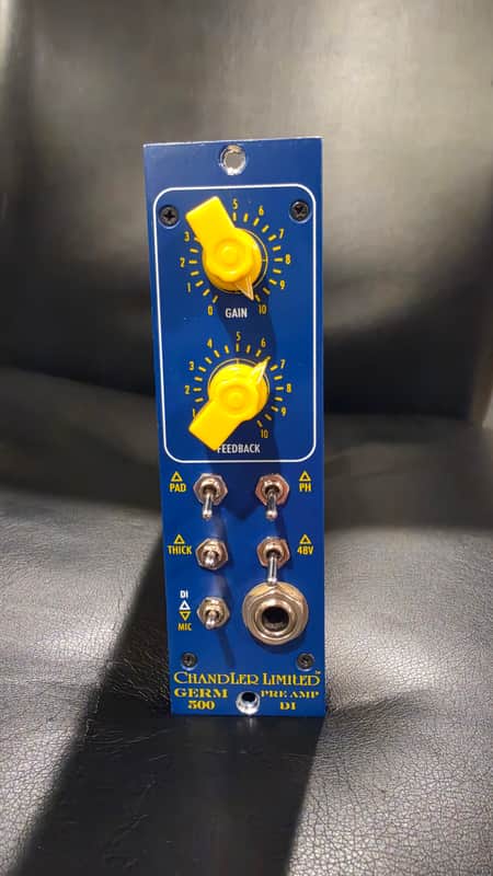 Chandler Limited Germanium 500 MKI 500 Series Mic Preamp Module 2010s - Blue image 1