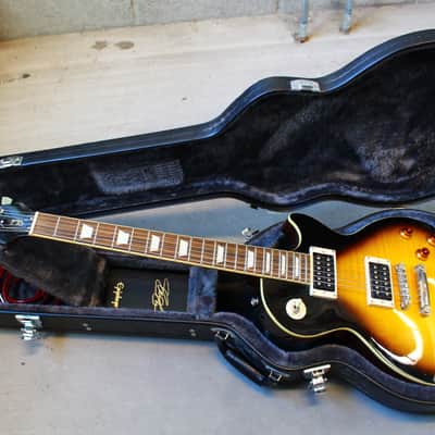 Epiphone Slash Signature Les Paul Standard Plus Top 2007 Dark Tobacco Burst image 9