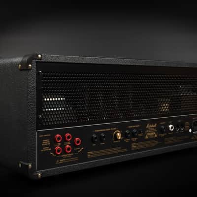 2012 Marshall JVM410HJS Joe Satriani Signature Edition - Black | Made in UK 4-Channel 100-Watt Guitar Tube Amp Head Top Collector's Condition | Custom Flight Case image 9