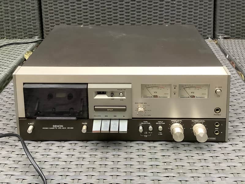 Denon DR350 DR 350 high end cassette deck player / vintage Japan