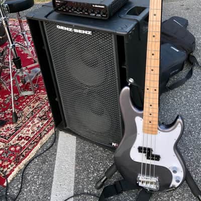 G&L LB 100 2017 Graphite Metallic image 1