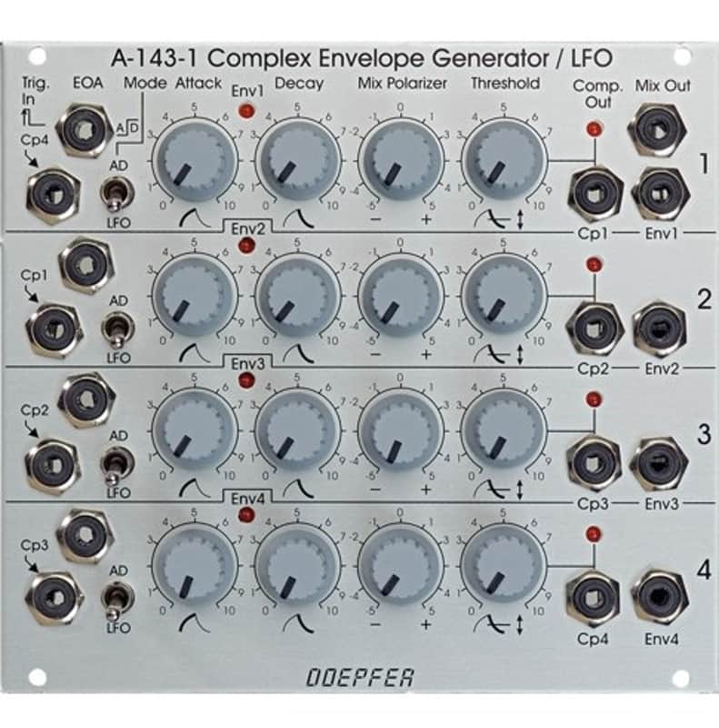 Doepfer A-143-1 Complex Envelope Generator / Quad AD Generator / Quad LFO image 1