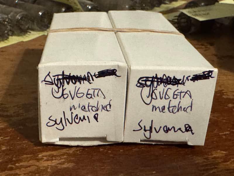 Sylvania 6V6GTA Matched Pair image 1