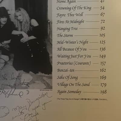 Blackmore's Night - Fires At Midnight  - Guitar and Bass tab / tablature Book - Japan image 3