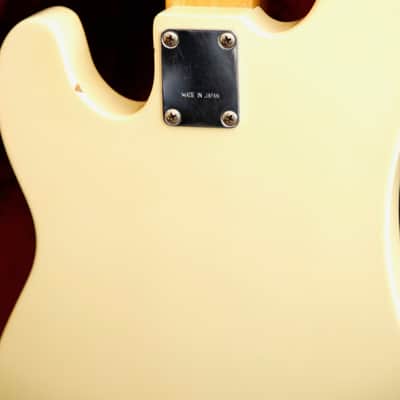 Aria T P-Bass Style Bass Guitar Vintage White Made In Japan Pre-Owned image 14