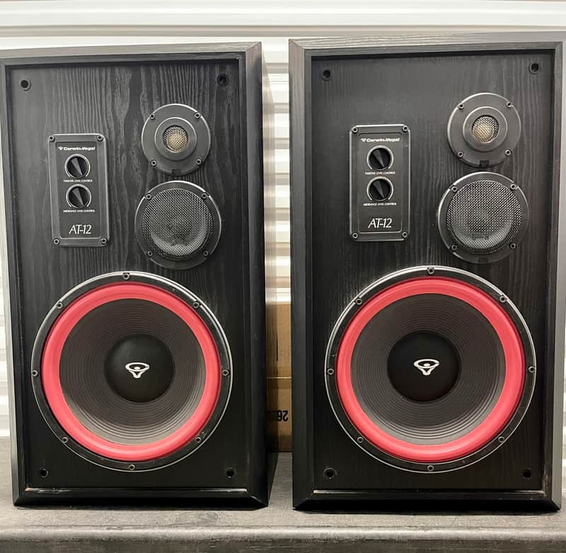 Cerwin-Vega AT-12 3-Way Floor Standing Speakers image 1