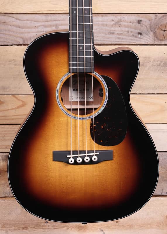 Martin 000CJR-10E Acoustic/Electric Bass Burst w/ Gigbag image 1