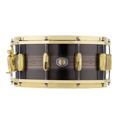 Ludwig LBR0714CX 110th Anniversary Heirloom Black Brass 7x14" Snare Drum 2019