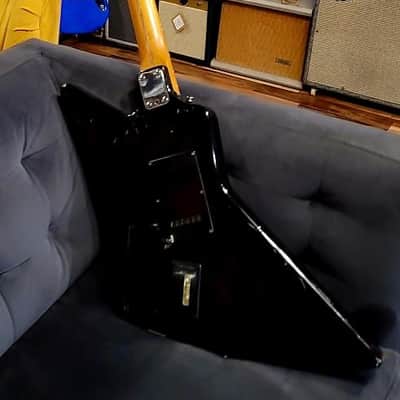 The Effender - 1984 Cort Effector Explorer with Fender Roasted Neck image 6