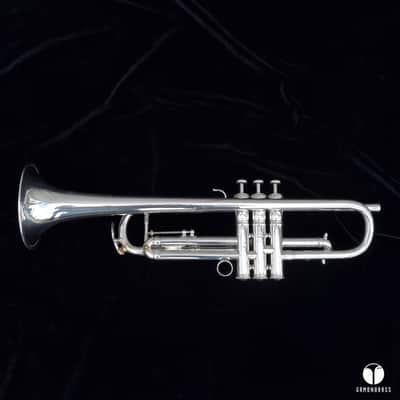 F. Besson pre war 88xxx GRAND PRIX trumpet - silver plated gamonbrass image 18
