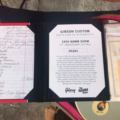 Gibson Custom Shop 1955 Les Paul NAMM Show Commemorative Edition in Platinum image 12