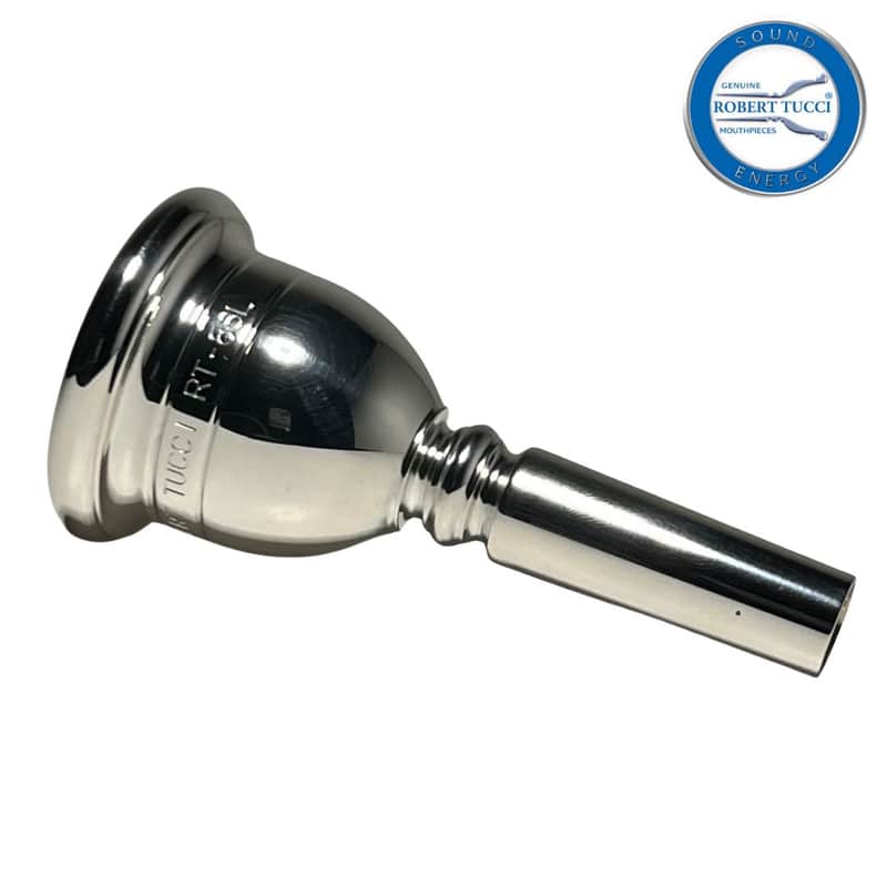 Robert Tucci RT-88L Middle Weight Tuba Mouthpiece-Silver image 1