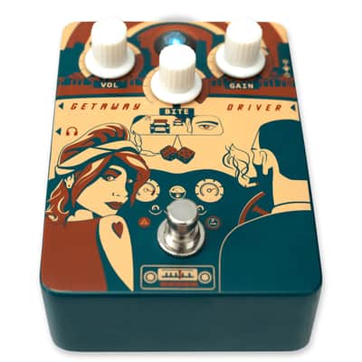 Orange Getaway Driver 70s Overdrive Pedal image 6
