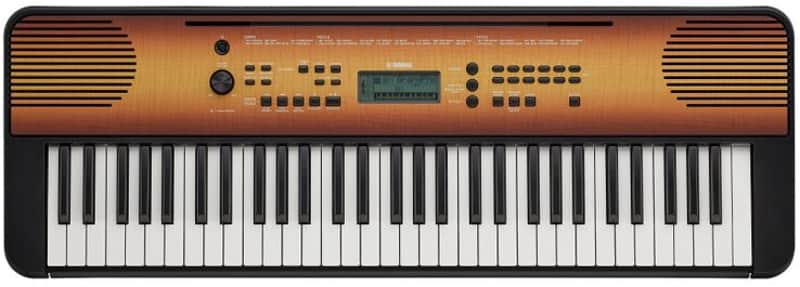 Yamaha PSR-E360 61-Key Portable Keyboard 2019 - Present - Maple image 1