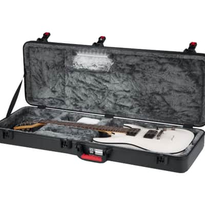Gator Cases GTSA-GTRELEC-LED TSA ATA Molded Electric Guitar Case w/ LED image 1