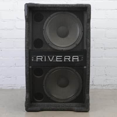 Rivera 212 Ported 2x12 Vertical Speaker Cabinet Owned by Robbie Robertson #48185 image 1