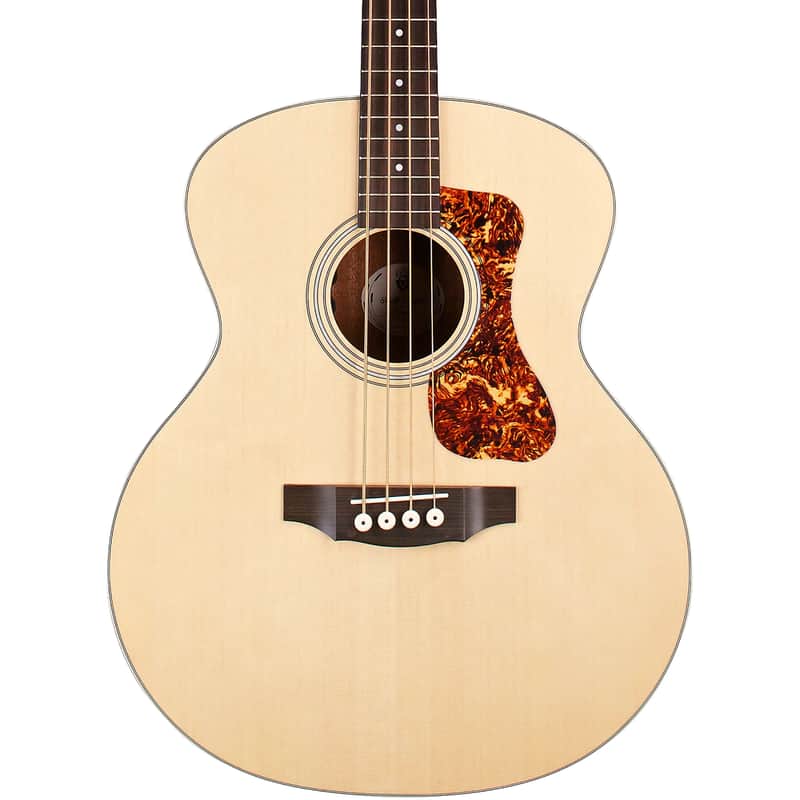 Guild B-240E Westerly Acoustic Electric Bass, Natural image 1