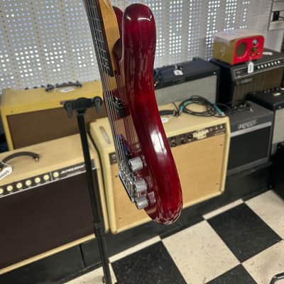 Arbor 5 string bass Red Jazz style image 11