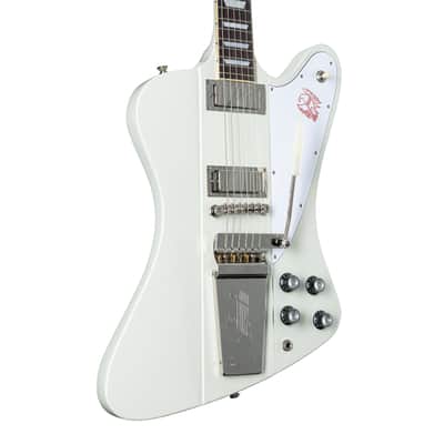 Epiphone 1963 Firebird V Maestro Vibrola Reissue Polaris White - Electric Guitar image 5