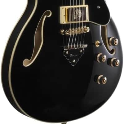 Ibanez AS93SP-BK Artcore Expressionist Electric Guitar - Black image 4