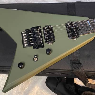 NEW! Jackson American Series Rhoads RR24 - Ebony Fingerboard  - Floyd Rose - Matte Army Drab - Authorized Dealer image 4