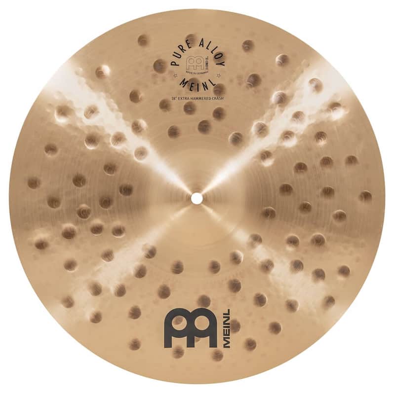 Meinl Pure Alloy Extra Hammered Crash Cymbal 18" image 1