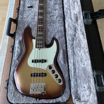Fender Fender American Ultra Jazz Bass V RW MBST 2022 - Mochaburst image 10