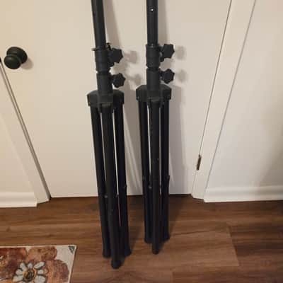 Pair of Yamaha A15 2-Way 800-Watt 15" Passive Loudspeaker 2010s - Black with Stands image 12