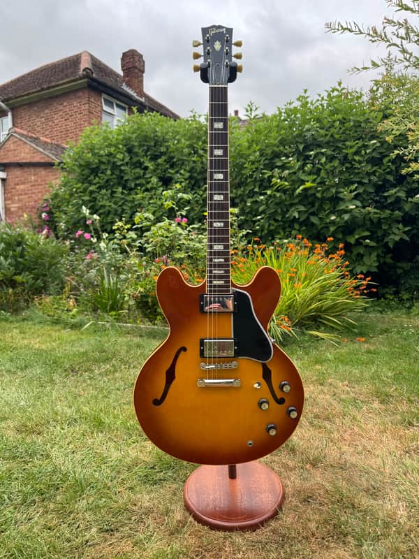 2004 Gibson Memphis Yamano ’60 ES-335 Block (ESDY-TE) – Iced Tea Sunburst – w/HSC image 1