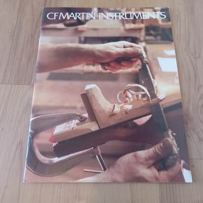 Vintage 1986 CF Martin Instruments Full-Color Guitar Catalog! Rare, Original Case Candy, Paperwork! image 1